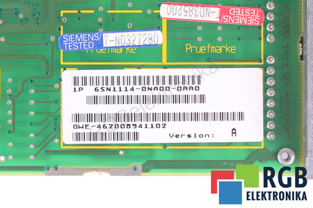 6SN1114-0NA00-0AA0 SIEMENS VERSION A SIMODRIVE 611 PENTRU PIESE