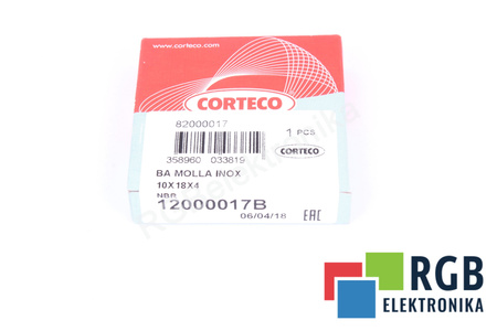 10X18X4 CORTECO SIMMERING BA MOLLA INOX 12000017B AMBALAJ
