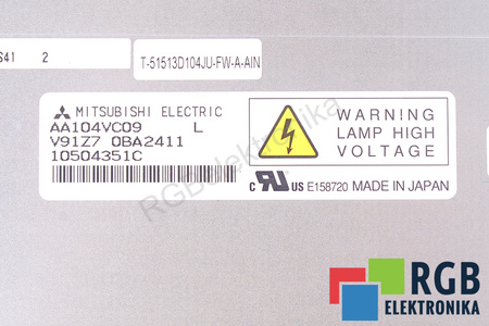 AA104VC09 MITSUBISHI ELECTRIC MATRICE LCD