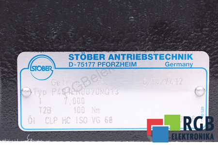 P401PN0070M013 STOBER I=7 CUTIE DE VITEZE