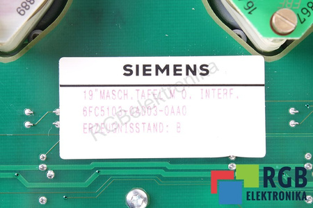 6FC5103-0AD03-0AA0 SIEMENS VER.B SINUMERIK 840C/840CE TASTATURĂ