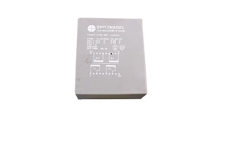 SPF1431212 SPITZNAGEL PRIM. 110V 50-60HZ SEC. 12V 0.58A TRANSFORMATOR