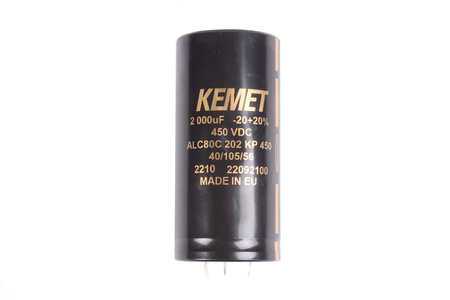 CONDENSATOR ALC80C202KP450 KEMET 2000UF, 450V, 50MM, 110MM CONDENSATOR