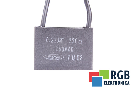 0.22UF 220 OHM 250VAC MARCON FILTRU
