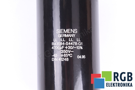 CONDENSATOR B43584-S4478-Q1_1 SIEMENS 4700UF, 350V CONDENSATOR