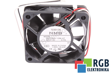 06015KA-12M-AT NMB TECHNOLOGIES 60X60X15MM, 12V, 0.17A EVANTAI