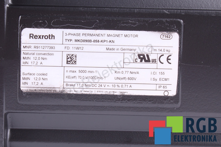 MKD090B-058-KP1-KN REXROTH INDRAMAT STATOR
