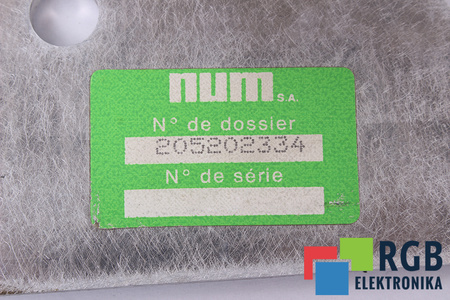 205202334 NUM PENTRU 760 PARTEA DIN FAȚĂ A CUTIEI