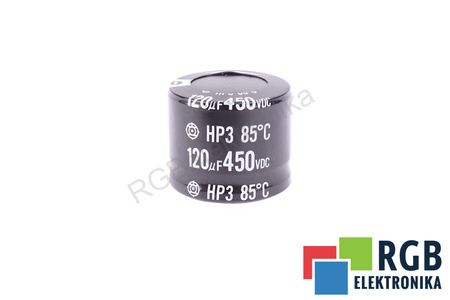 CONDENSATOR 120UF 450VDC HITACHI HP3 CONDENSATOR