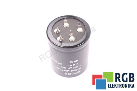 CONDENSATOR B43507-J0477-M EPCOS 470UF, 400VDC CONDENSATOR