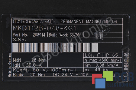 MKD112B-048-KG1 INDRAMAT