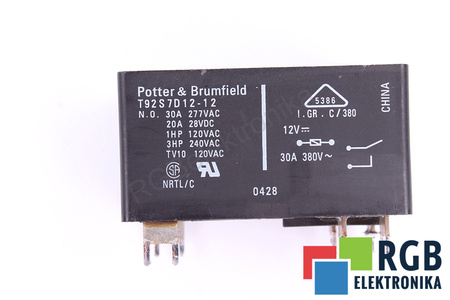 T92S7D12-12 POTTER&BRUMFIELD RELEU