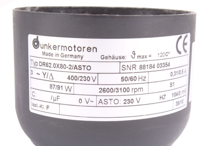 DR62.0X80-2 DUNKERMOTOREN APĂRĂTOARE DE VENTILATOR
