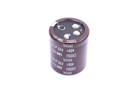CONDENSATOR 26C04L NIPPON KMM105 470UF, 400VDC CONDENSATOR