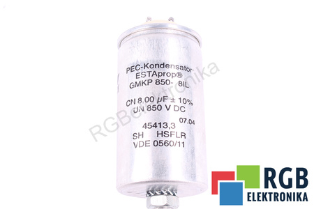 CONDENSATOR GMKP850-8IL VISHAY 8UF, 850V CONDENSATOR