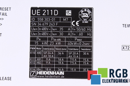 UE211D HEIDENHAIN ID.NR. 558303-01 CARCASĂ