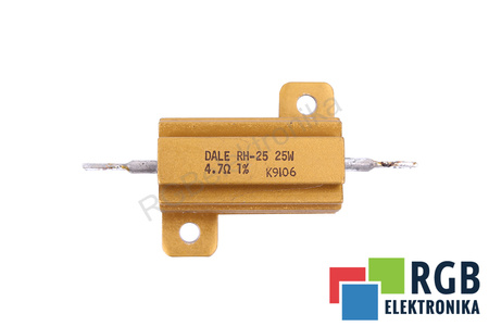 REZISTENȚĂ RH-25 DALE 4.7 OHM 4.7OHM, 25W REZISTENȚĂ