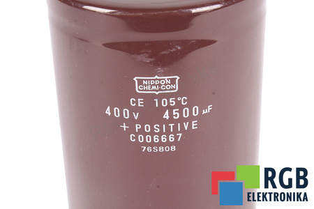 CONDENSATOR C006667 NIPPON 4500UF, 400V CONDENSATOR