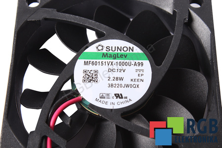 MF60151VX-1000U-A99 SUNON 60X60X15MM, 12V EVANTAI