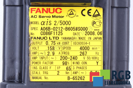 A06B-0212-B605#S000 FANUC AIS2/5000