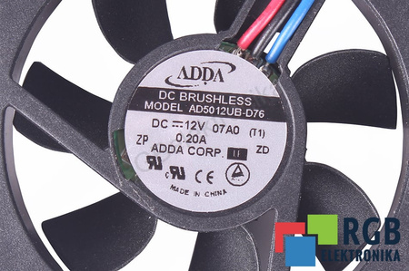 AD5012UB-D76 ADDA 50X50X15MM, 12V EVANTAI