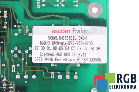 WV9RGPA-E77-955-3200 ASCOM 4620085003.11 DEFECT – PENTRU PIESE