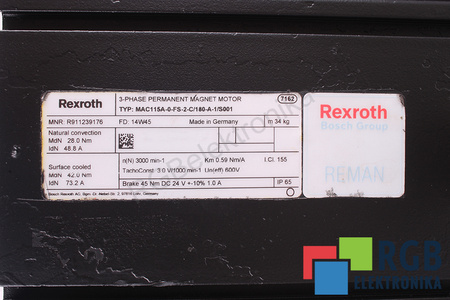 MAC115A-0-FS-2-C/180-A-1/S001 REXROTH STATOR