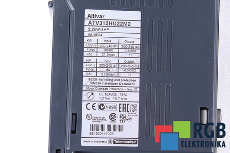ATV312HU22M2 SCHNEIDER ELECTRIC CUTIE