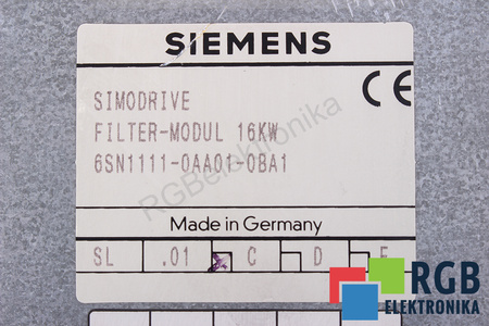 6SN1111-0AA01-0BA1 SIEMENS SIMODRIVE FILTRU