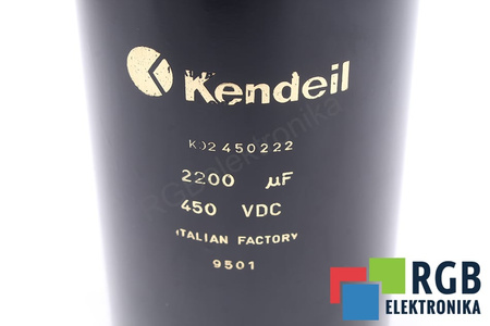 CONDENSATOR 2200UF 450V KENDEIL CONDENSATOR