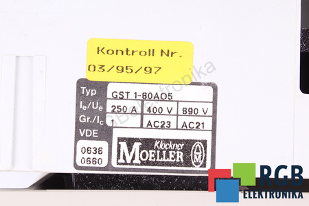 GST1-60AO5 KLOCKNER MOELLER DECONECTOR