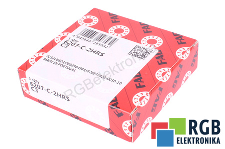6207-C-2HRS-C3 FAG 8600OBR/MIN, 35X72X17, 29.5KN, 15.4KN RULMENT