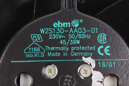 W2S130-AA03-01 EBM PAPST 7855ES 150X55MM, 0.045KW, 230V, 0.31A EVANTAI