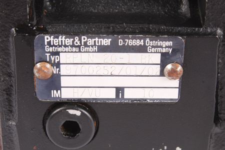 RPLN20-1BK PFEFFER&PARTNER I=10 CUTIE DE VITEZE