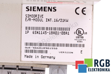 6SN1145-1BA01-0BA1 SIEMENS VERSION E SIMODRIVE E/R-MODUL INT.