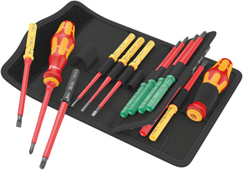 05006611001 WERA KRAFTFORM KOMPAKT VDE 17 UNIVERSAL 1 TOOL FINDER, 17 PCS.