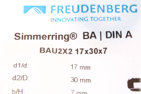 17X30X7 FREUDENBERG BAU2X2 72 NBR 902 AMBALAJ