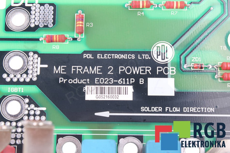 E023-611P PDL ELECTRONICS ME FRAME 2 POWER PCB