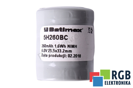 5H260BC BATIMEX 6V, 260MAH BATERIE