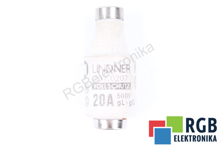 SIGURANŢĂ 597.0207 LINDNER 500V, 20A SIGURANŢĂ