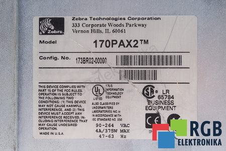 170PAX2 ZEBRA 173BR02-00000 IMPRIMANTĂ DE ETICHETE