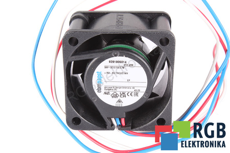 414J/2H EBM PAPST 40X40X25MM, 24V EVANTAI