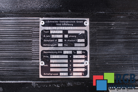 HLBX25E SCHNEIDER ELECTRIC 380V, 6660V TRANSFORMATOR