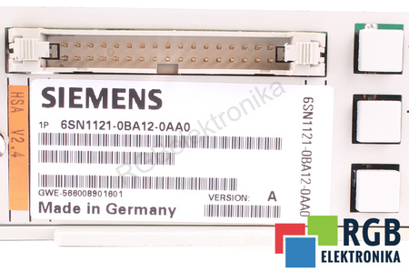 6SN1121-0BA12-0AA0 SIEMENS SIMODRIVE 611 DEFECT – PENTRU PIESE