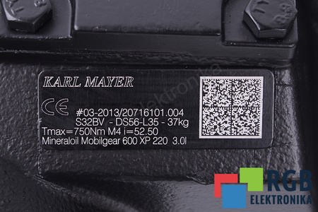 S32BV-DS56-L35 KARL MAYER I=52.50 CUTIE DE VITEZE