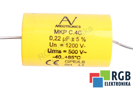 CONDENSATOR MKPC.4C ARCOTRONICS 0.22UF CONDENSATOR