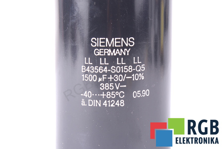 CONDENSATOR B43564-S0158-Q5 SIEMENS 1200UF, 385V