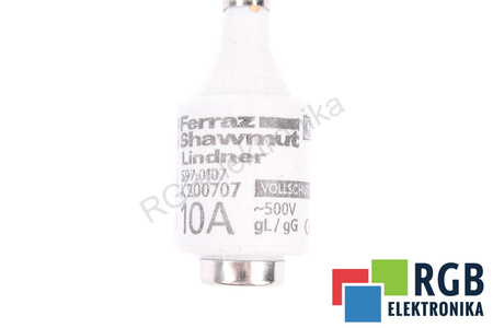 SIGURANŢĂ 597.0107 LINDNER 500V, 10A SIGURANŢĂ