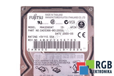 MHK2060AT FUJITSU CA20336-B70X 2.5" 6GB