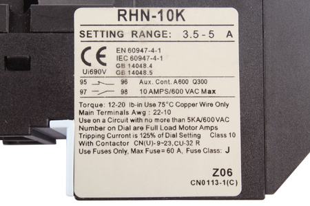 RHN-10K TECO 3.5-5A